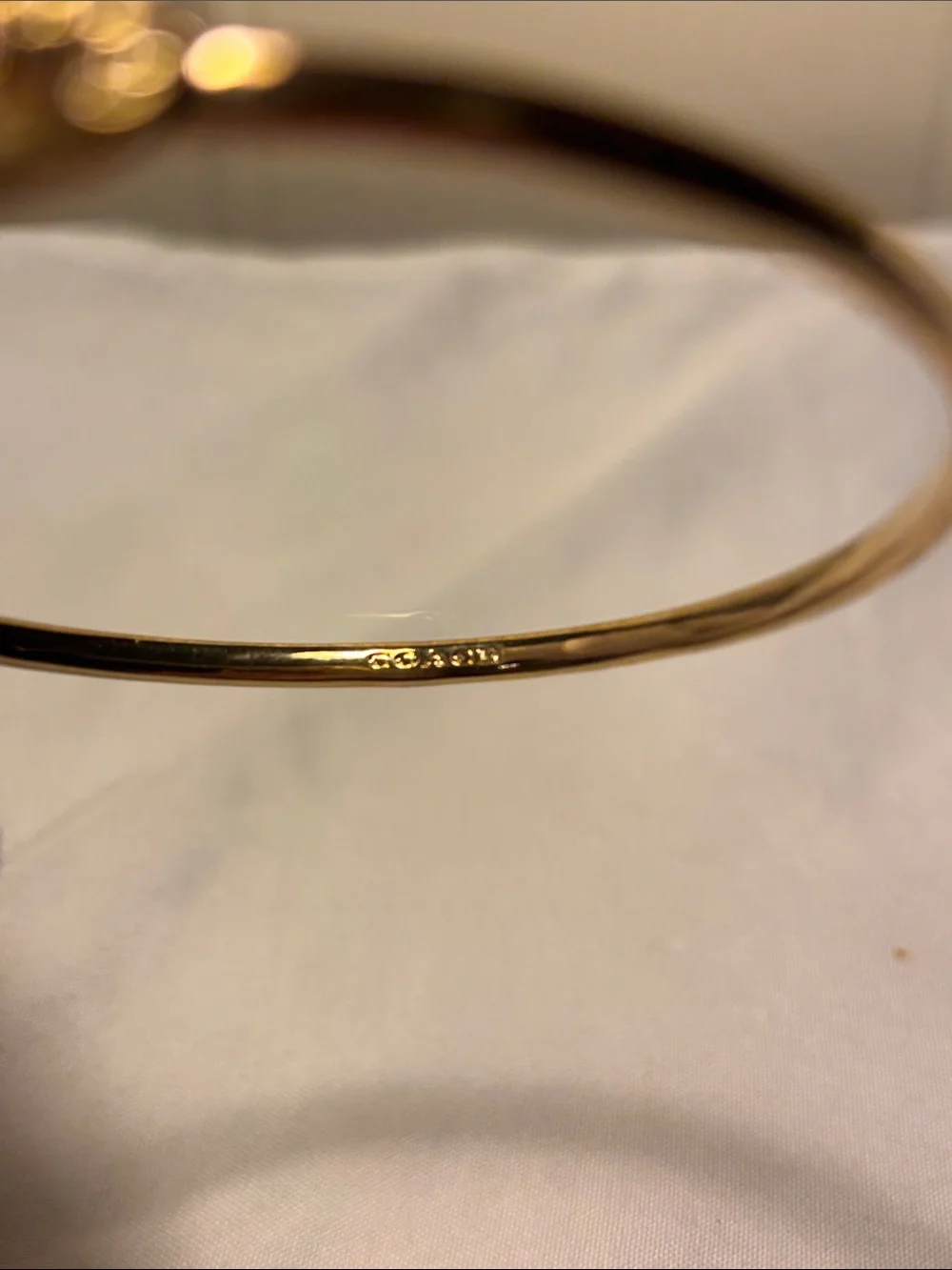 EUC COACH Horse & Carriage Gold-Tone Bangle Bracelet Trio Set - FULL SET!